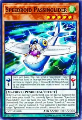 Speedroid Passinglider - COTD-EN098 - Common - Unlimited Edition x3 - Near Mint