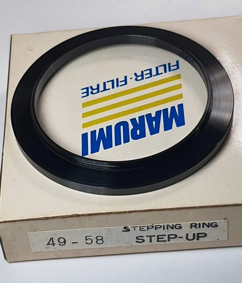 49-58mm Metal Step Up Stepping Lens Filter Adapter Ring 49mm-58mm E49-E58 Japan - Image 4 of 4