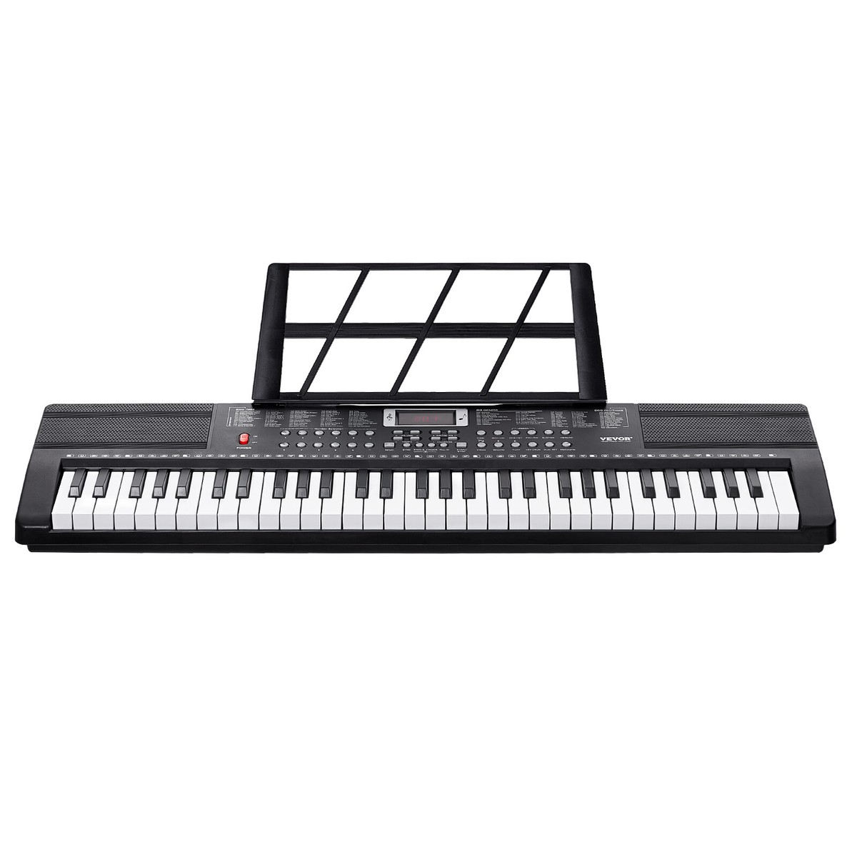 Tastiera Pianoforte Elettronica 61 Tasti | Con Microfono, 16 Timbri, USB E Batterie, Per Bambini E Principianti