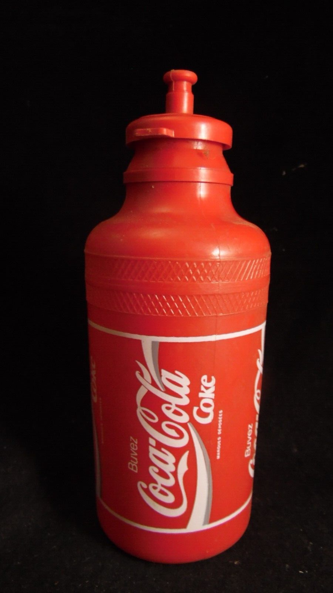 Bidon Gourde Vélo Vintage Coca-Cola – Années 90, Fabriqué En Italie, Collection Cyclisme