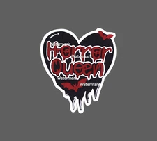 Horror Queen Sticker Heart Waterproof NEW
