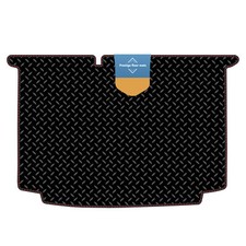 Fits Volkswagen Polo 2009-2018 Boot Mat in 3mm Rubber with Coloured Stitch Edge