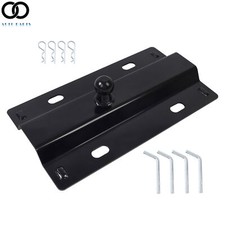 2-516 30000 Lbs 5th Wheel Rails Gooseneck Adapter Hitch Gooseneck Ball Plate