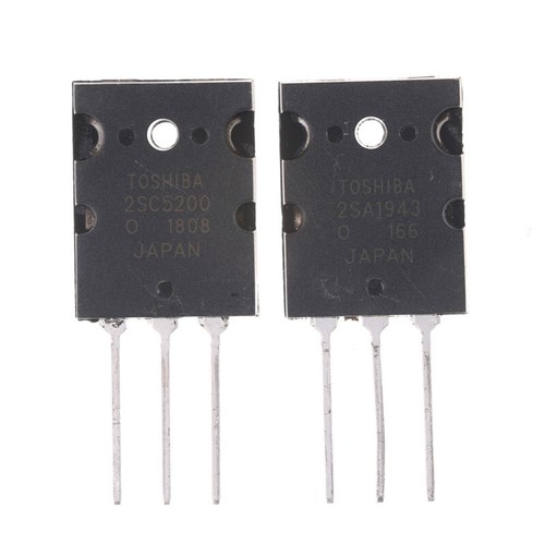 10 Paia (20pz) Transistor 2SA1943-O / 2SC5200-O – GCSUPERMARKET, Coppia A1943/C5200
