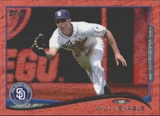 2014 Topps Red Foil #64 Will Venable San Diego Padres