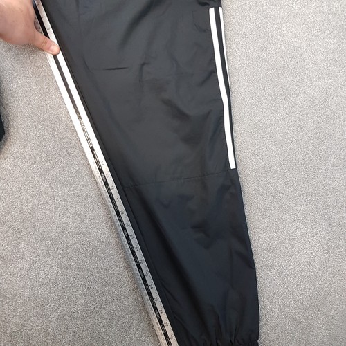 Adidas Mens Tracksuit Bottoms XL Black Shell Pants Originals Trefoil Superstar - Picture 6 of 9