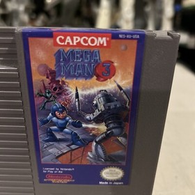 Mega Man 3 Nintendo NES Authentic Game Cart