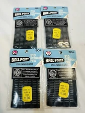 Sewing Pin Lot Straight Pins Size 17 Steel Nickle Plated Ball Point Crafting NOS