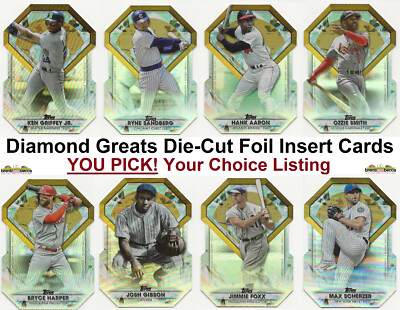 2022 Topps Update Diamond Greats Die-Cuts ~ YOU PICK ~ Complete Your ...