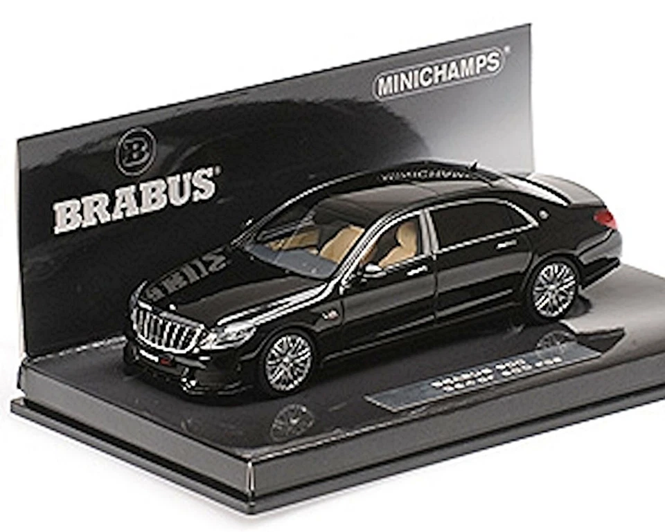 Maybach Brabus 900 Base Mercedes-Benz Maybach S 600 2016 Nero 1:43 Minichamps - Immagine 3 di 4