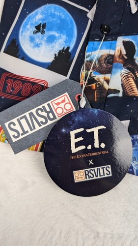 RSVLTS E.T. Camicia Kunuflex SS "Celestial Greetings" uomo grande nuova con etichetta - Foto 6 di 11
