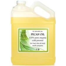 7 LB GALLON ORGANIC PURE PECAN OIL COLD PRESSED 