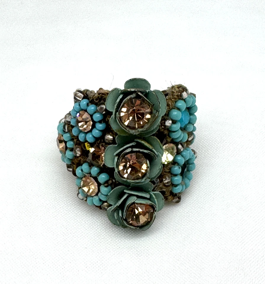 Красивый Michal Negrin кристалл кольцо женщин США 7,5 #757 # - Изображение 3 из 4