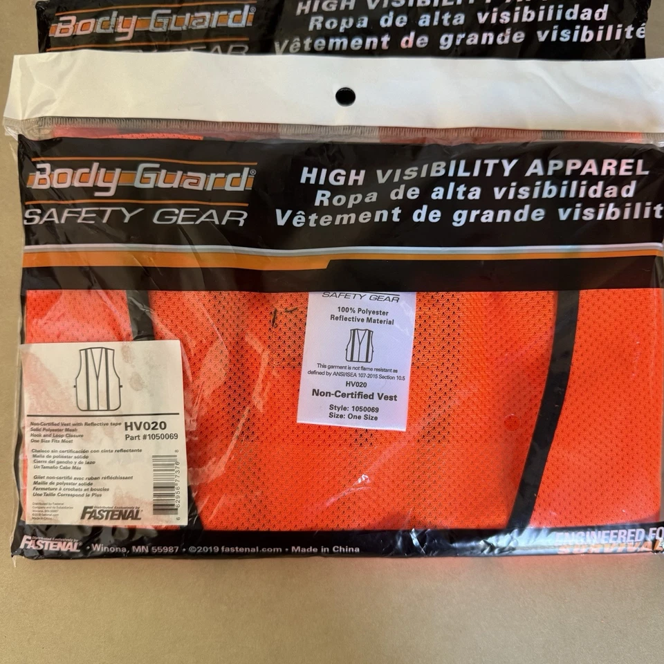 Bodyguard Safety Gear High Visibility Apparel 7 Pack, One Size HV020, Free Stuff - Image 2 of 4