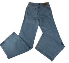 Duluth Trading Co Jeans Mens 34X34Blue Light Wash Ballroom Relaxed Fit Denim