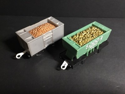 Thomas & Friends Trackmaster Cargo Lot Copper Hopper Sodor Mining Gold Flip Top