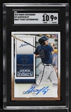 2015 Panini Contenders Draft Ticket Austin Riley #19 SGC 9 MINT Auto 2t7