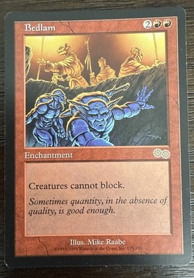 Magic the Gathering: Urza's Saga: Bedlam: NM