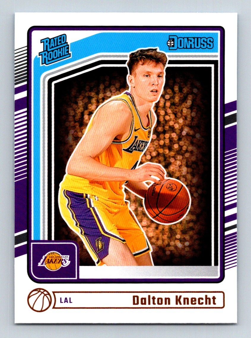 #227 Dalton Knecht 2024-25 Donruss Rated Rookie Base ++ RC Lakers