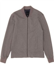 ZARA Giubbotto Bomber Uomo UK 40 Large Grigio RN09