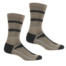 Image of Regatta Mens Samaris 3 2 Pack Outdoor Trekking Socks 43-47