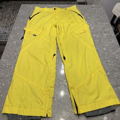 RPZN Ski / Snowboarding Pants Men s Yellow  Large 5,000mm 5,000 G