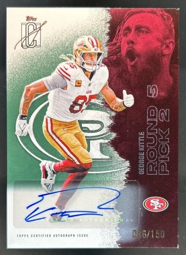 2025 Topps Signature George Kittle Green (RAW)