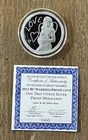 1 OZ .999 PURE SILVER SHIELD 2013 BU WARBIRD PROOF LOVE ROUND COIN With COA
