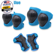 6Pcs/Set Kids Knee Pads Elbow Pads Wrist Guard Protective Gear Set for 3-7 Year