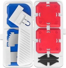 12Pcs Caulking Tool Kit, Professional Silicone Profiling Kit with Sealant Fin...