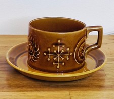 Vintage 1960's Portmeirion Totem Coffee Cup & Saucer by Susan Williams-Ellis