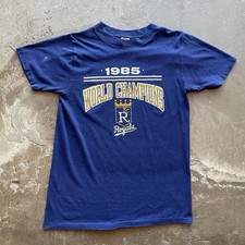 Vintage 1985 Kansas City Royal Champion T-Shirt Single Stitch Made In USA Size M