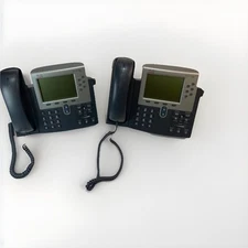 Cisco Phone CP-7962G Unified VoIP IP Business Phones with Stand. (Lot of 2)