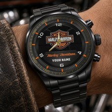 New Harley Stainless Steel Watch Gift For Fans