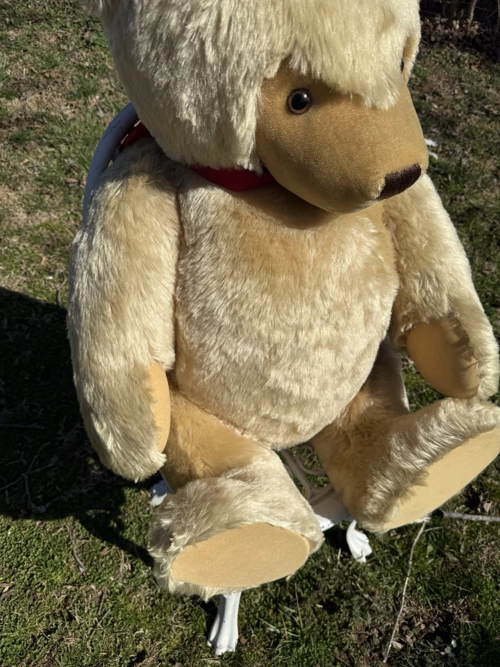 VINTAGE HUGE 0201/93 STUDIO STEIFF 36” BEAR heavy - Image 3 of 4