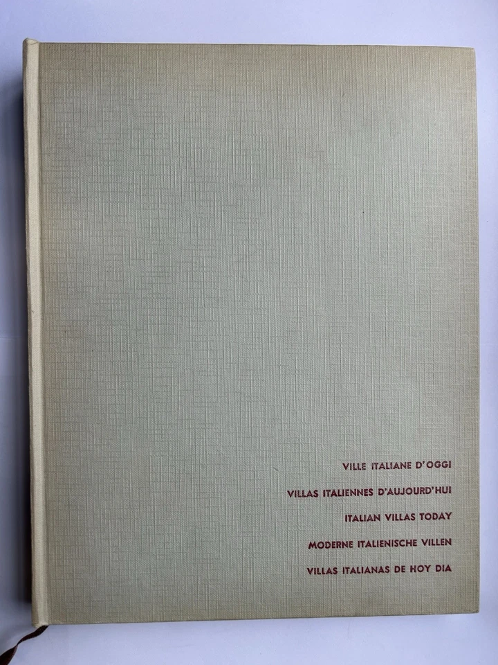 ARCHITECTURE - VILLAS ITALIENNES D'AUJOURD'HUI EYROLLES ed. ITALIE DESIGN 1966 - Photo 2/4