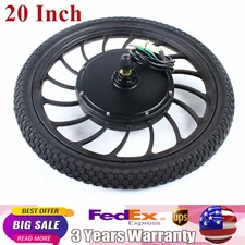 20 inch Hub Motor Ebike Front Wheel Electric Bicycle Motor Conversion Kit 48 V