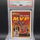 1992/93 Upper Deck Back To Back MVP Michael Jordan Card #107 NM-MT