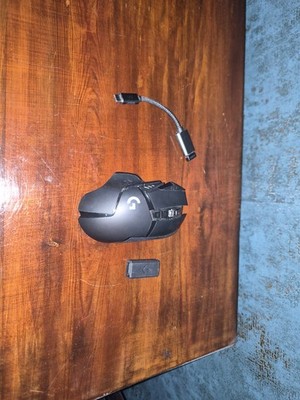   Logitech G502 LIGHTSPEED Gaming Maus   Kabellos + Dongle + Adapter  