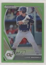 2021 Panini Prizm Draft Picks Lime Green Prizm 26/75 Luke Waddell #PDP157 h6c