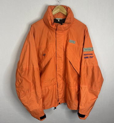 Vintage Karrimor Alpiniste Gore-Tex Jacket Orange XL Mountaineering Shell