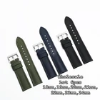 WHOLESALE Lot 6pcs Nylon & Leather Watch Strap Band  18/19/20/21/22/24mm (CH039)