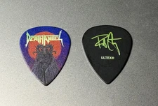 Death Angel Guitar Pick Rob Cavestany Signature Purple  Black Ultex 2025 Tour