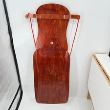 Mountain Boy Sledworks Ultimate Flyer Wooden Snow Sled 51” Steerable Made In USA