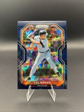 2021 Panini Prizm - Tier II Cal Ripken #149 Navy Blue Cracked Ice Prizm /25