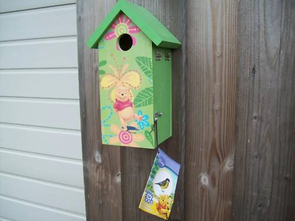 Nistkasten Vogelhaus Winnie Puuh Spatz Meise Pooh esschert