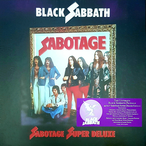未開封　BLACK SABBATH SABOTAGE DELUXE 4CD Black Sabbath - Sabotage (Super Deluxe 4CD Box Set) - Amazon