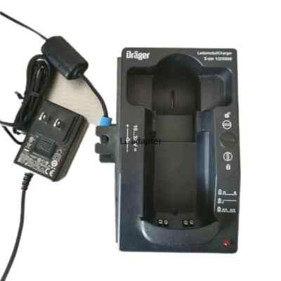 Drager X-am 1/2/5000 Gas Detector Battery Charging Module Base With Power Supply
