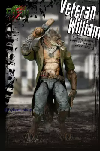 Maestro Union 1/12 Veteran William Werewolf & Tiger Hermit Action Figure - Picture 11 of 21