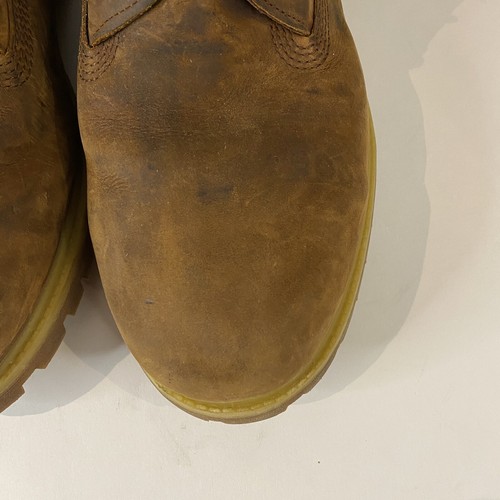 Suela Timberland 6"" Premium Impermeable Cuero Nubuck Trigo Hombres Talla 12 Lana - Imagen 5 de 11